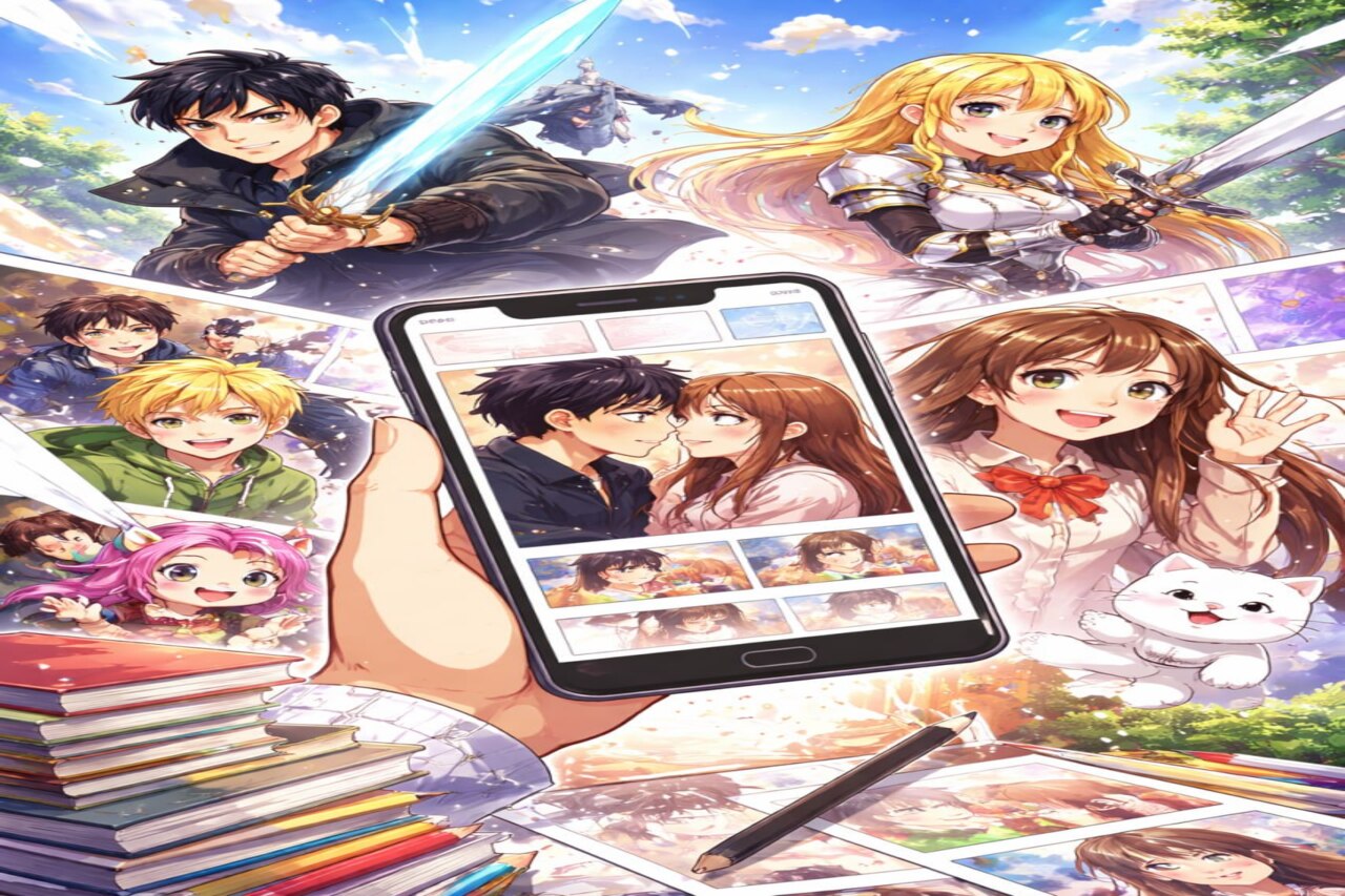 웹툰 주소모음과 빠른 탐색 구조를 보여주는 대표 이미지